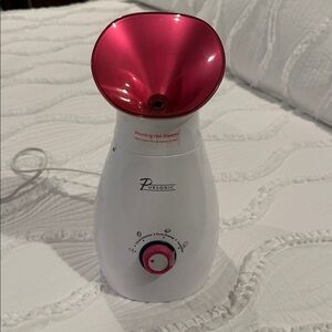 Pink and White Facial Steamer